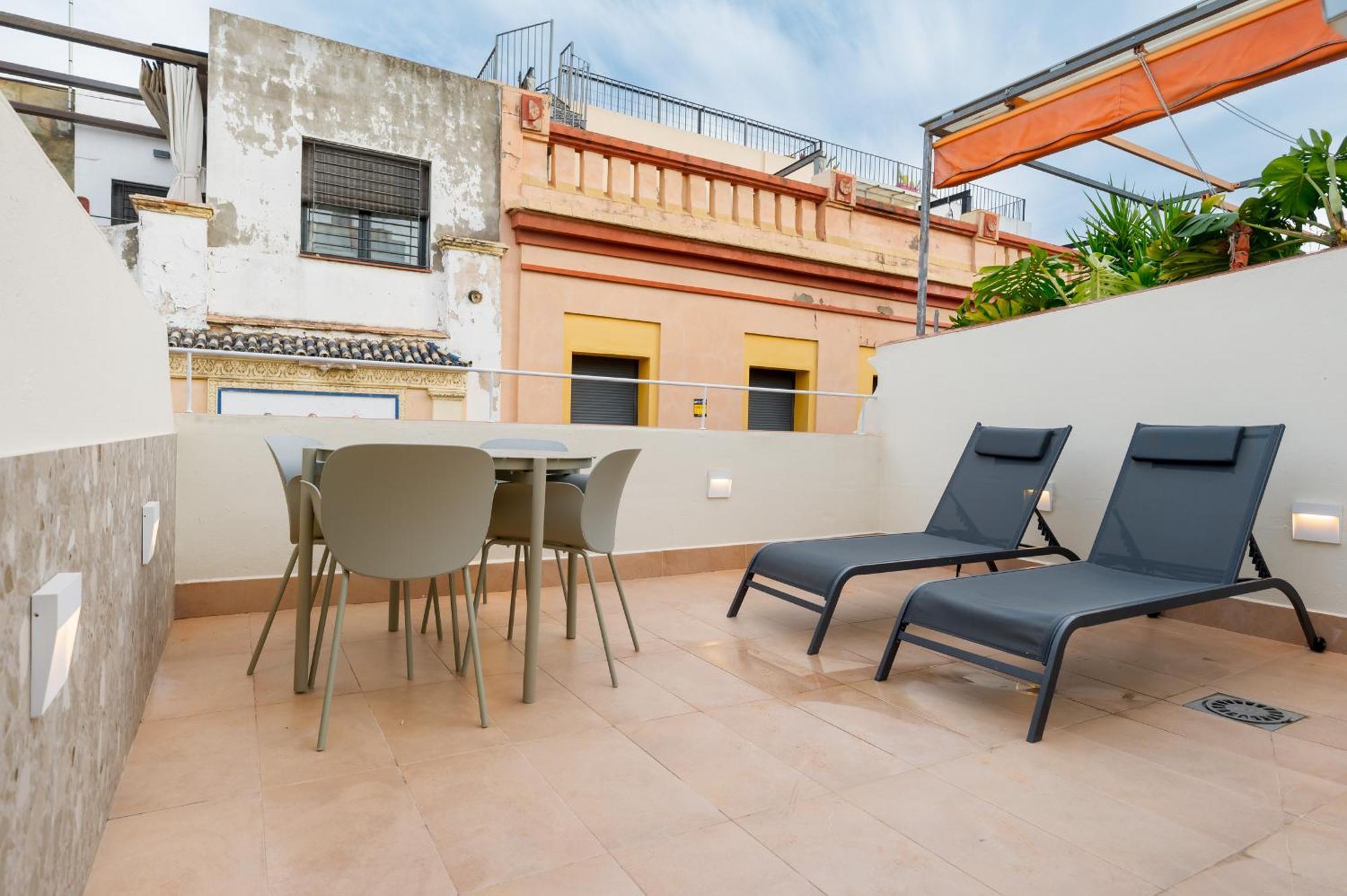 Appartement New And Design - Shared Rooftop Solarium - Alameda Sevilla