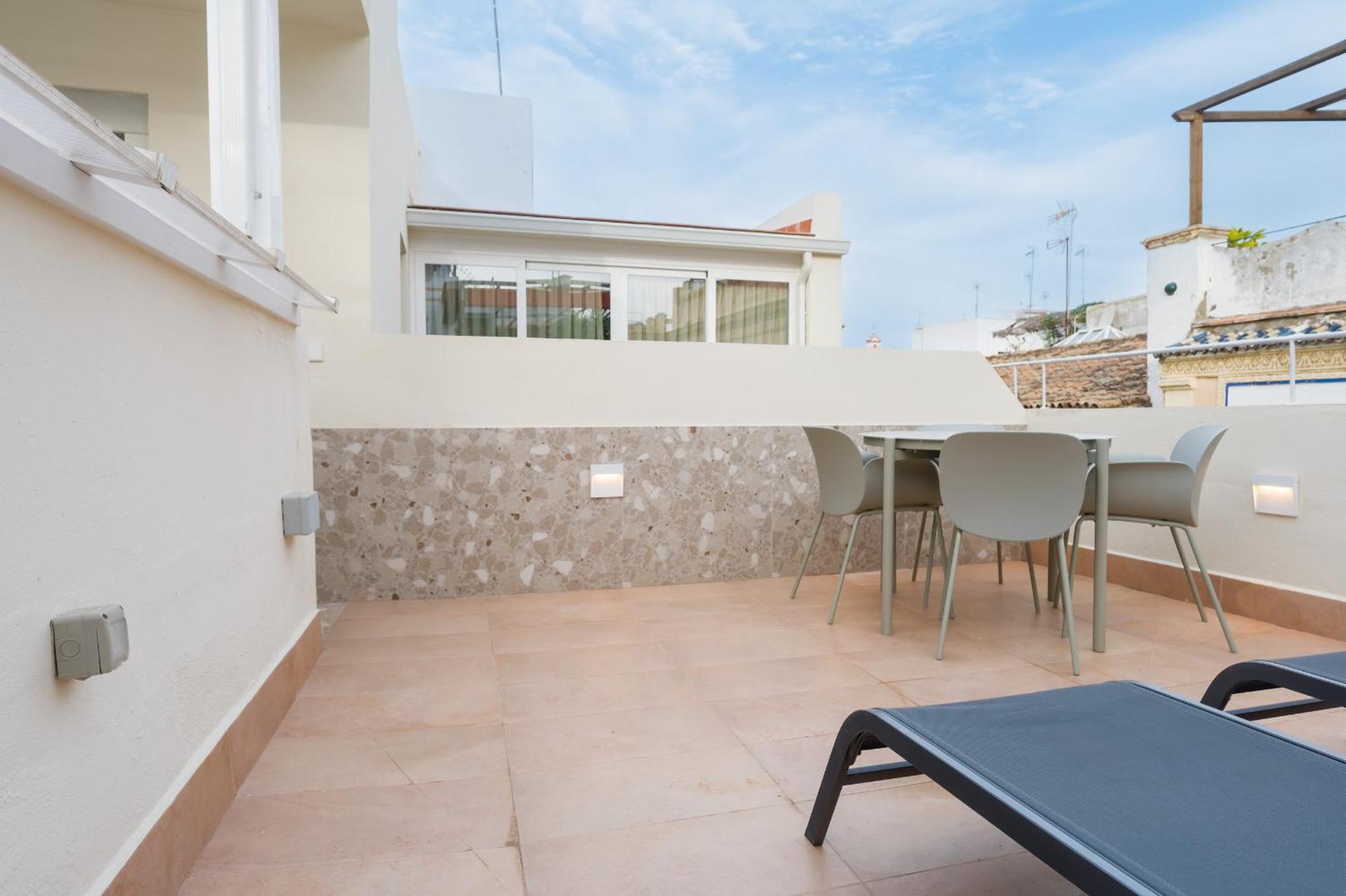 New And Design - Shared Rooftop Solarium - Alameda Appartement Sevilla